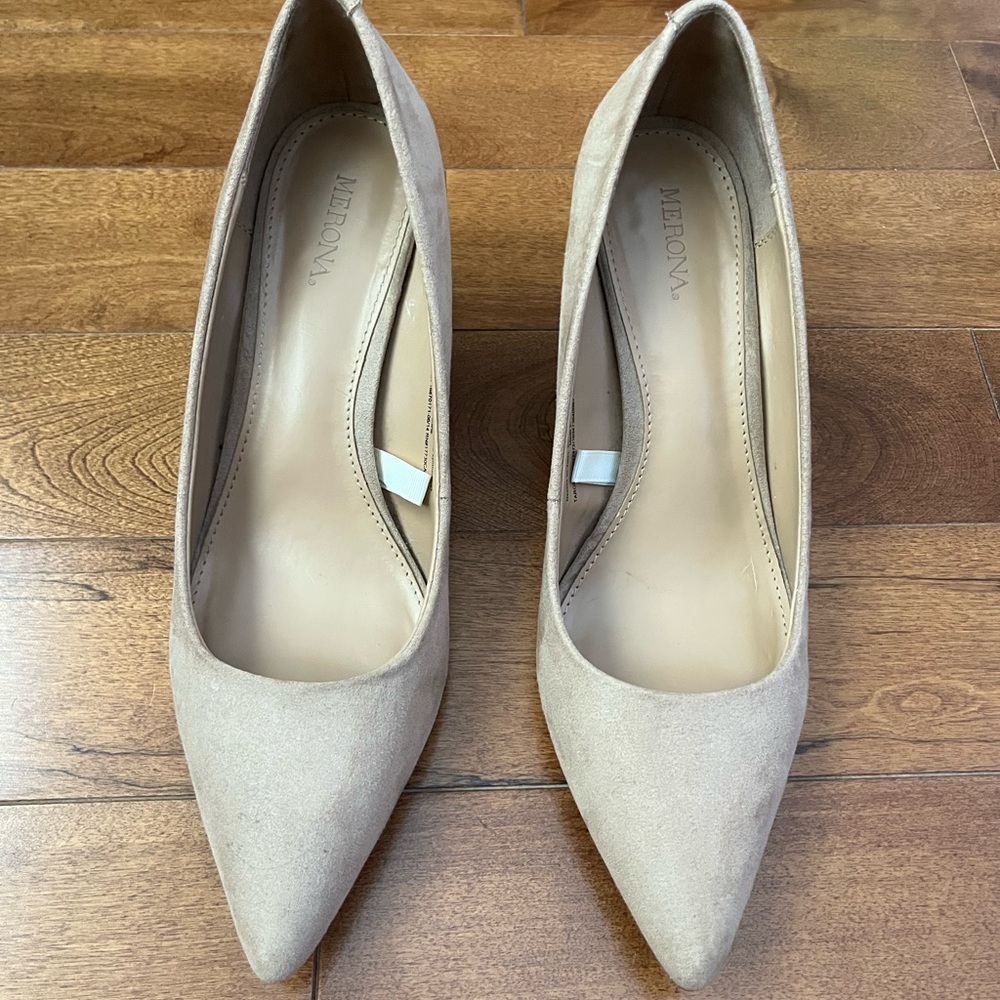 Women's Elegant Beige Heels